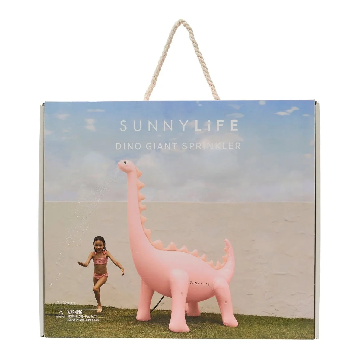 Inflatable Dino Giant Sprinkler - Pink