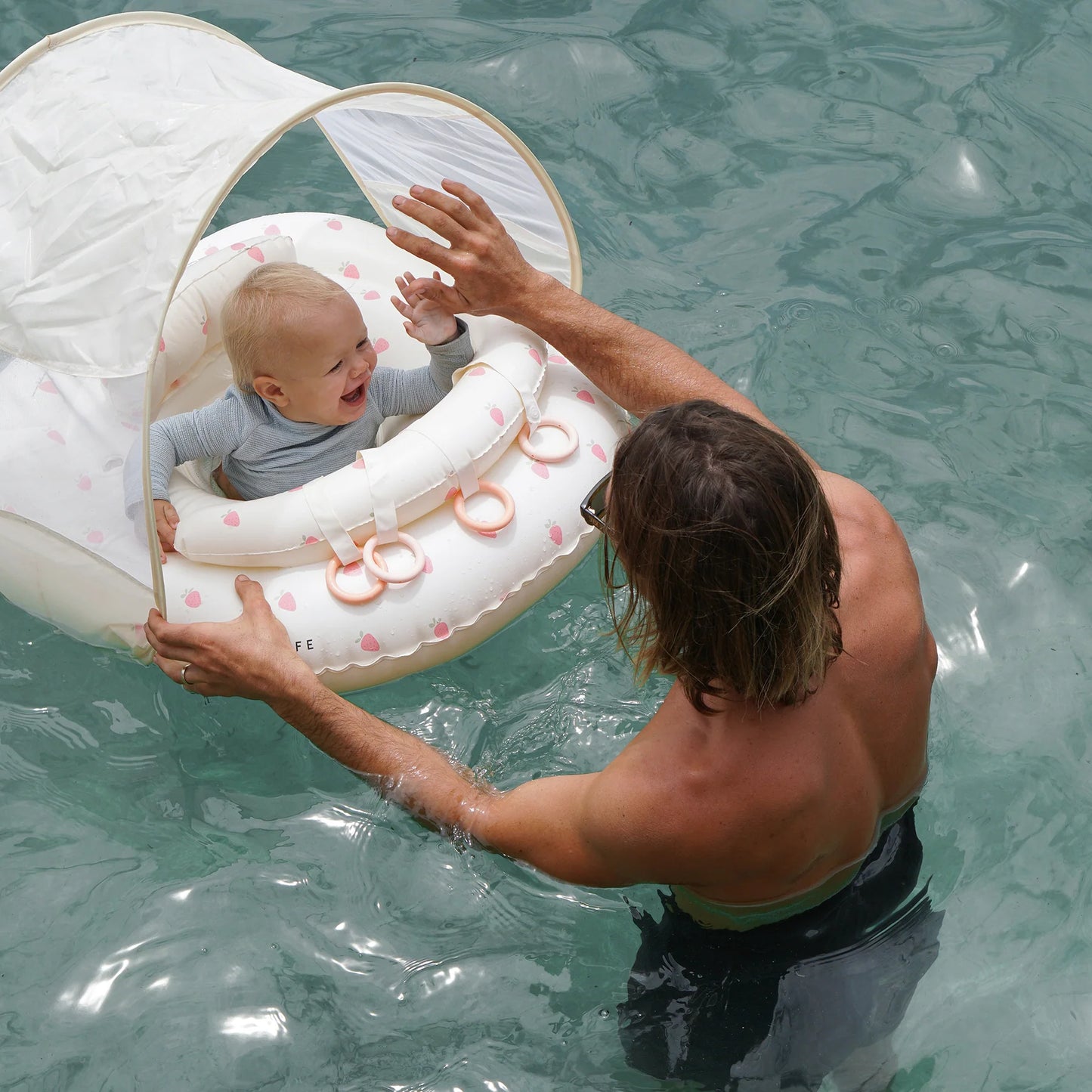 Interactive Baby Float - Strawberry Sunshine Pink