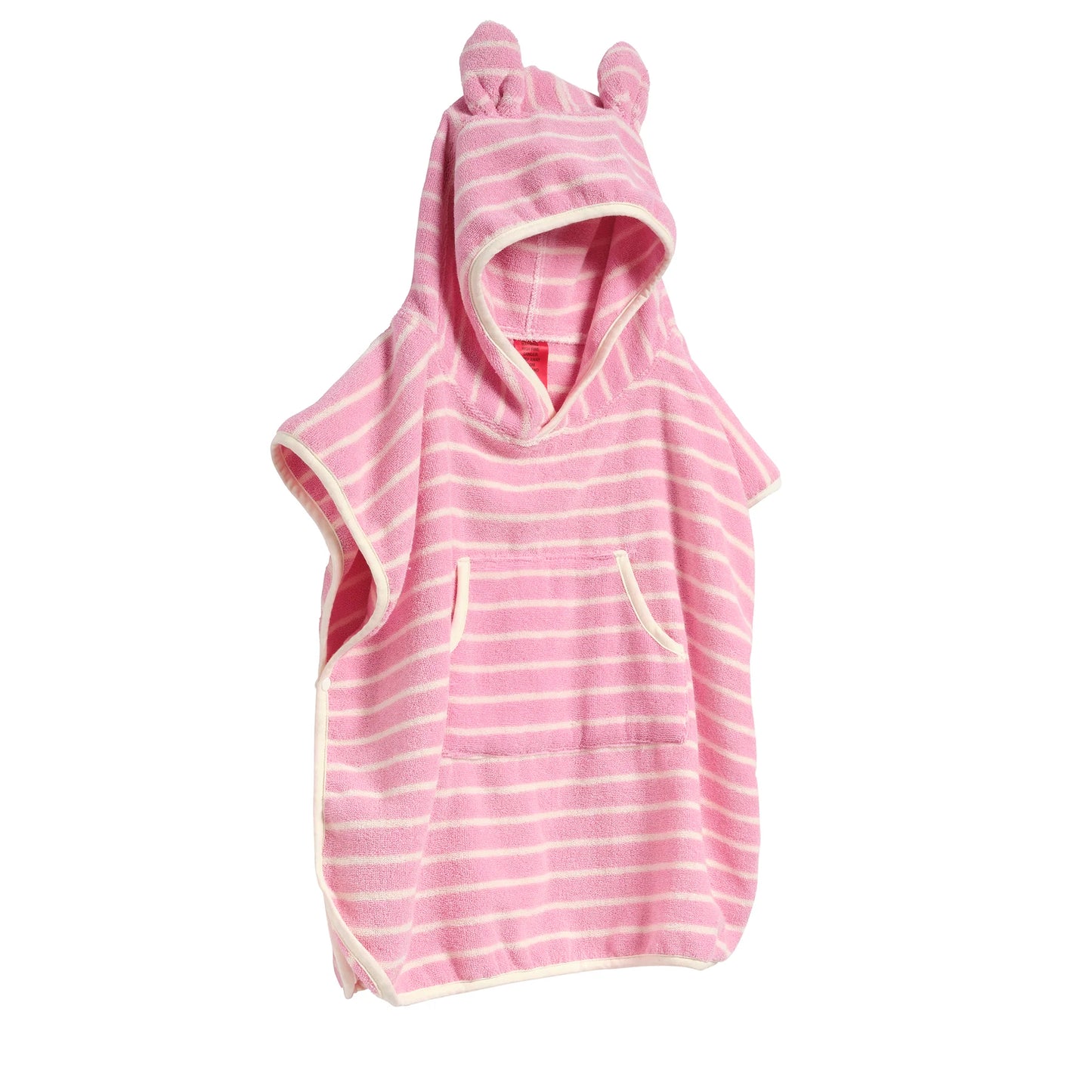Kids Hooded Towel - Pink Stripe