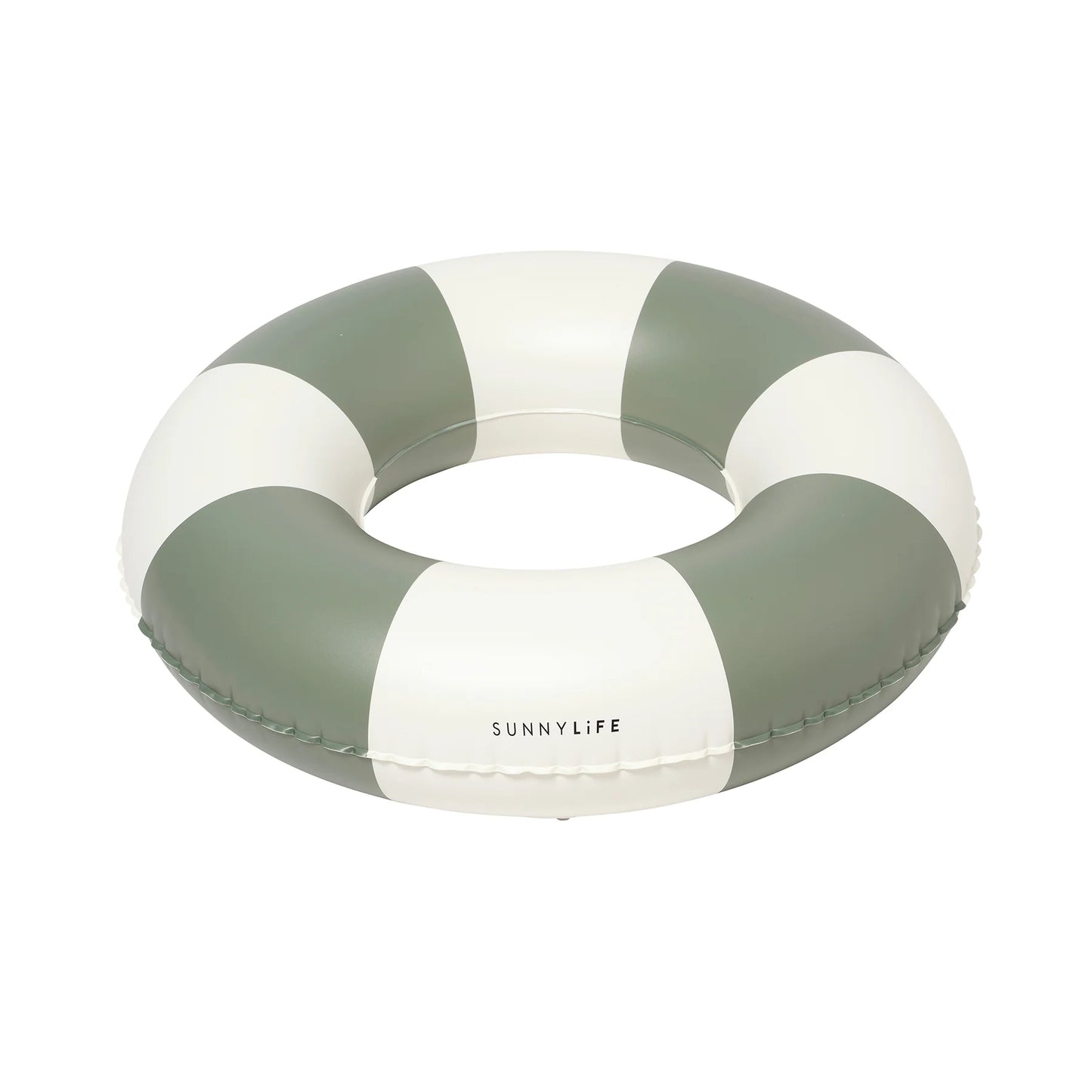 Mini Tube Pool Ring - Olive Stripe