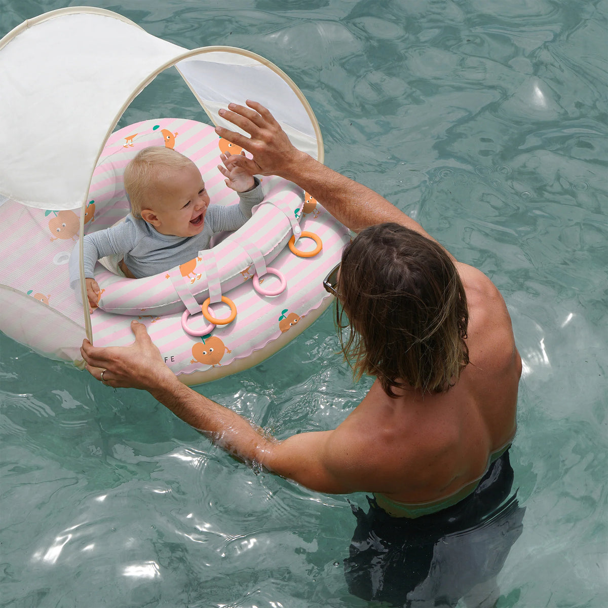 Interactive Baby Float - Pink Stripe