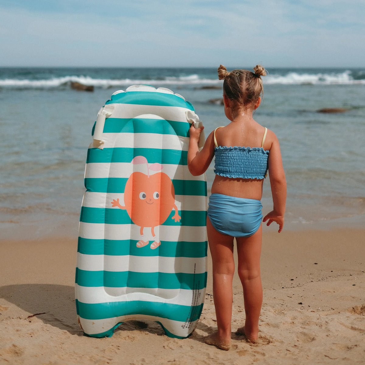 Kids Surf Mat - Green Stripe