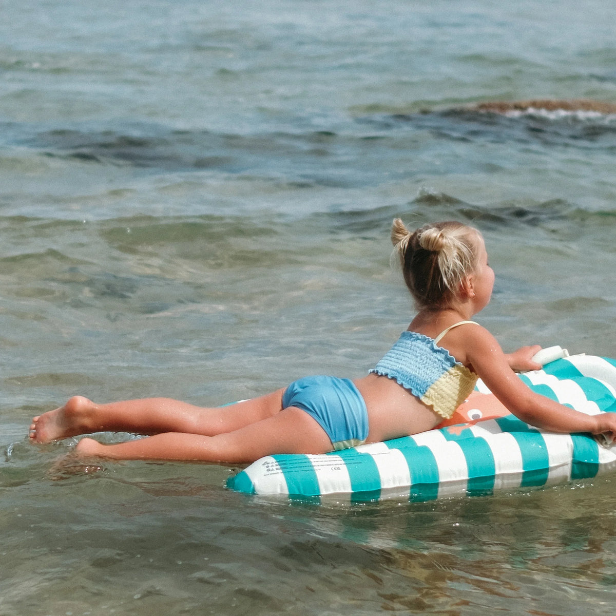 Kids Surf Mat - Green Stripe