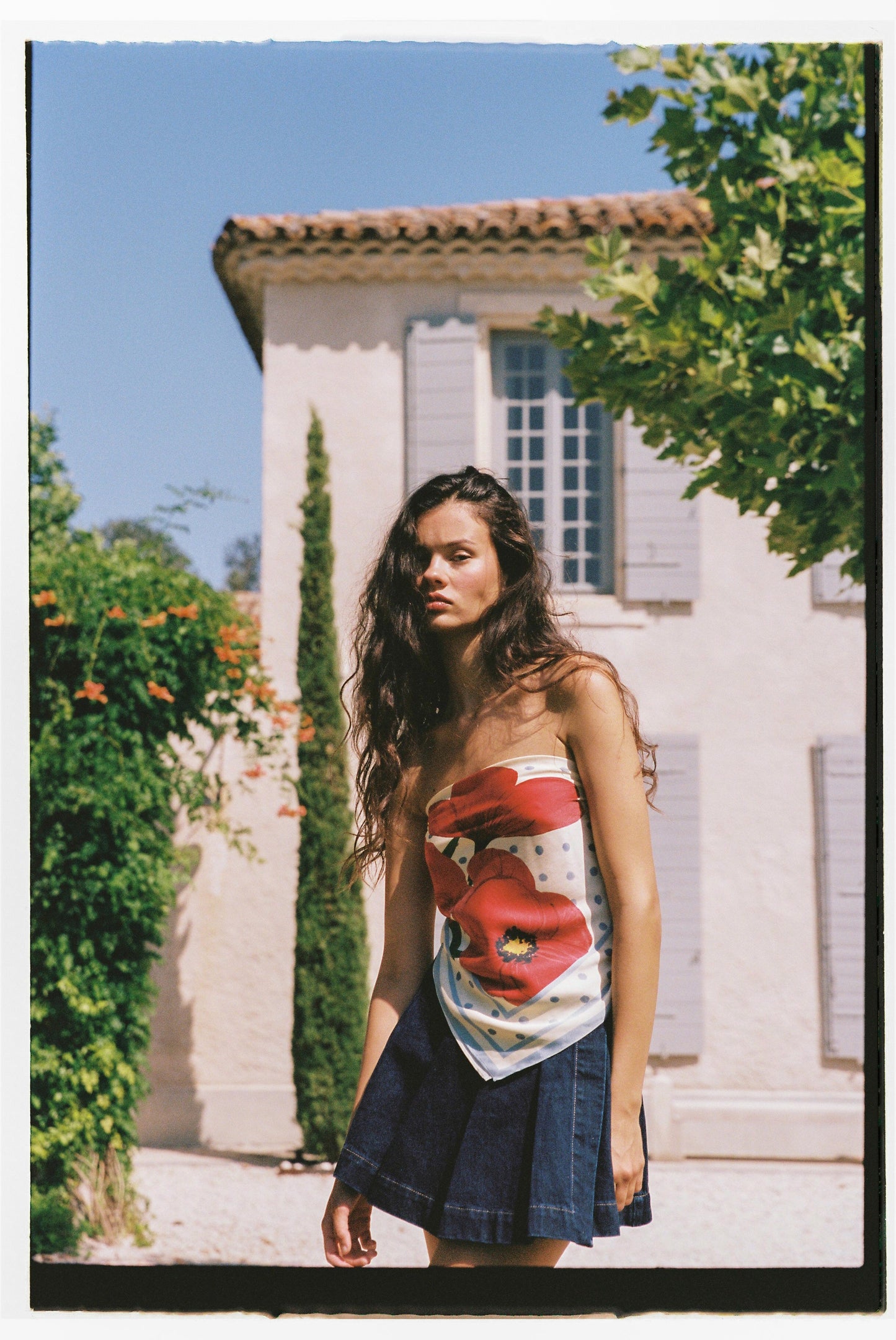 Poppy Silk Scarf