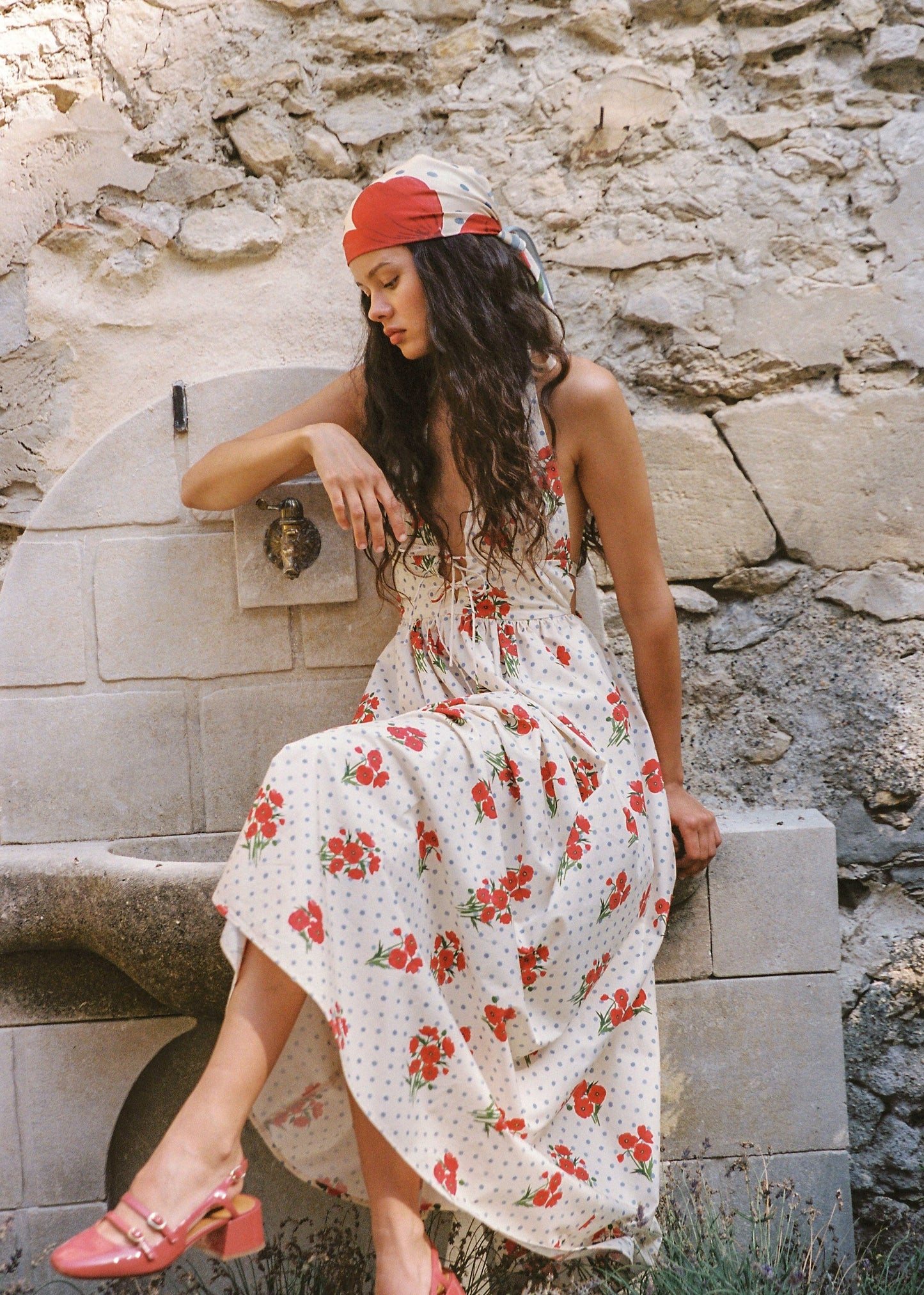 Poppy Silk Scarf