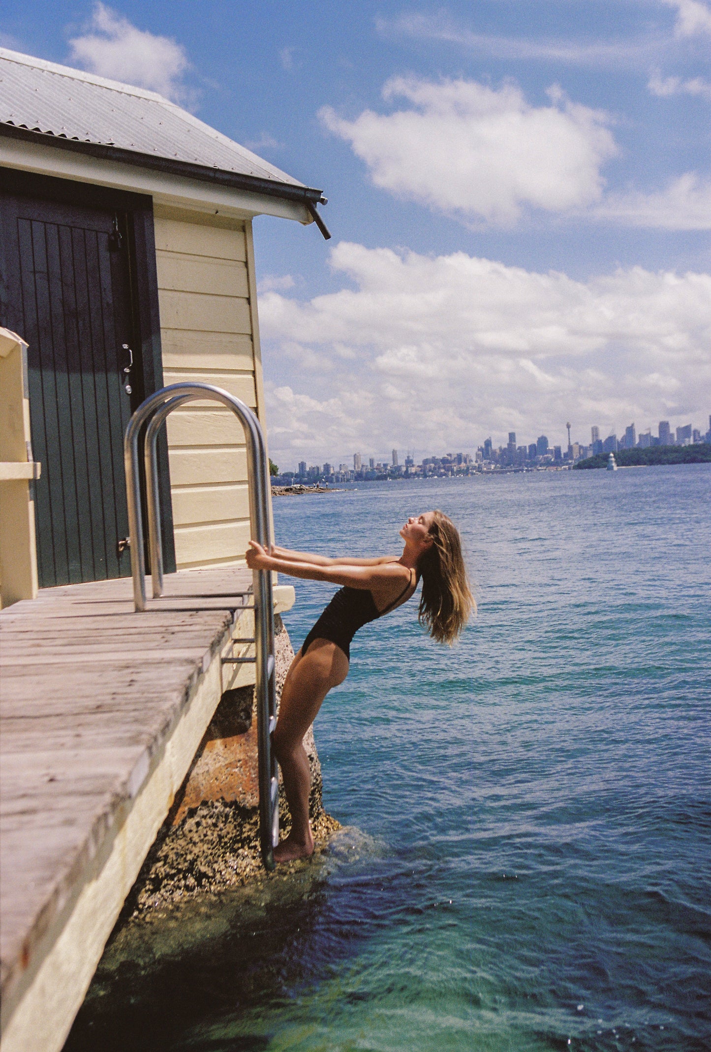 Vera Ruched One Piece - Black