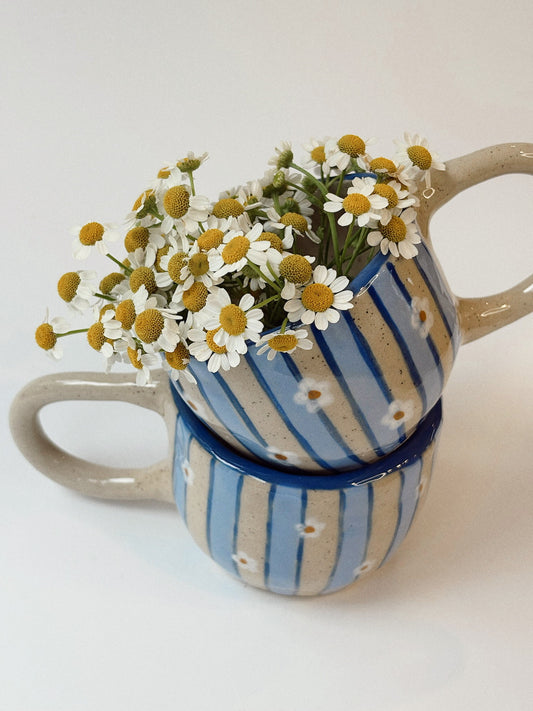 Mug - Daisy Stripe