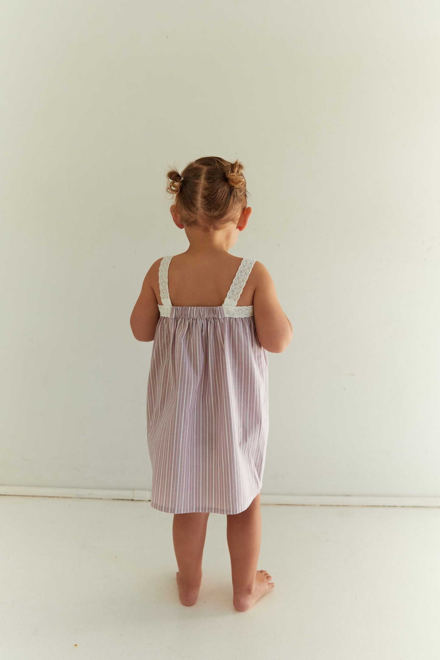 JNR Valerie Dress - Rosa Stripe