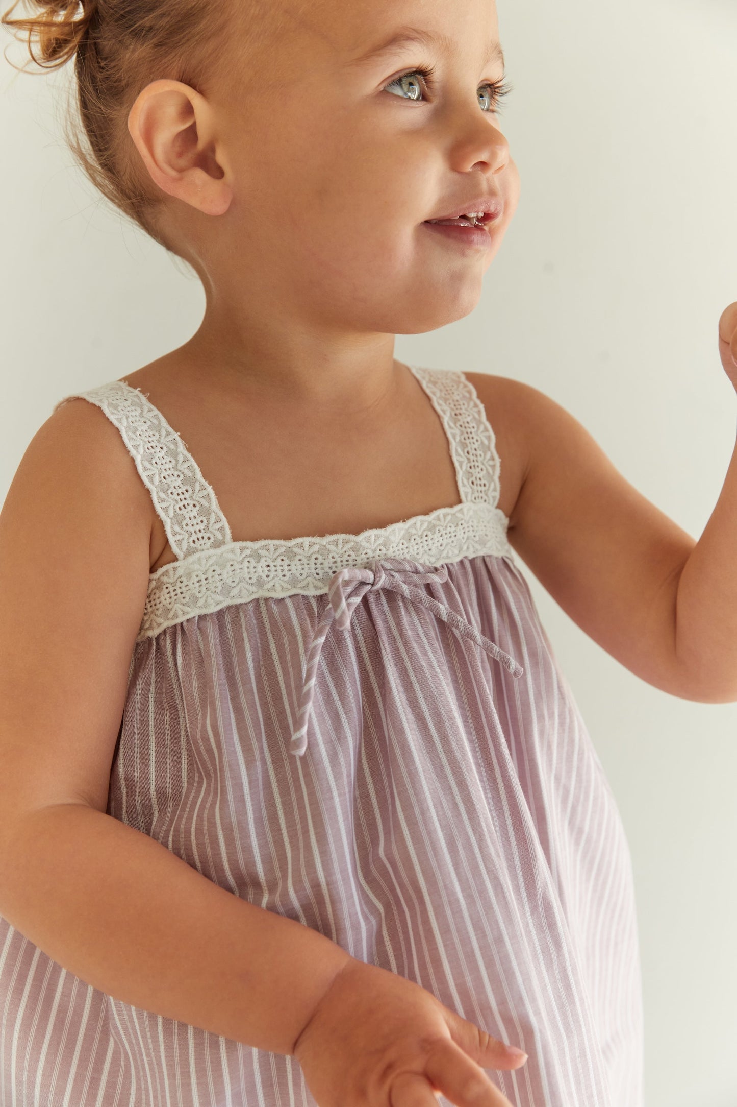 JNR Valerie Dress - Rosa Stripe