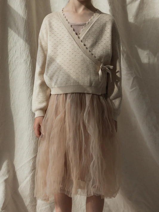 Wheat Wrap Cardigan