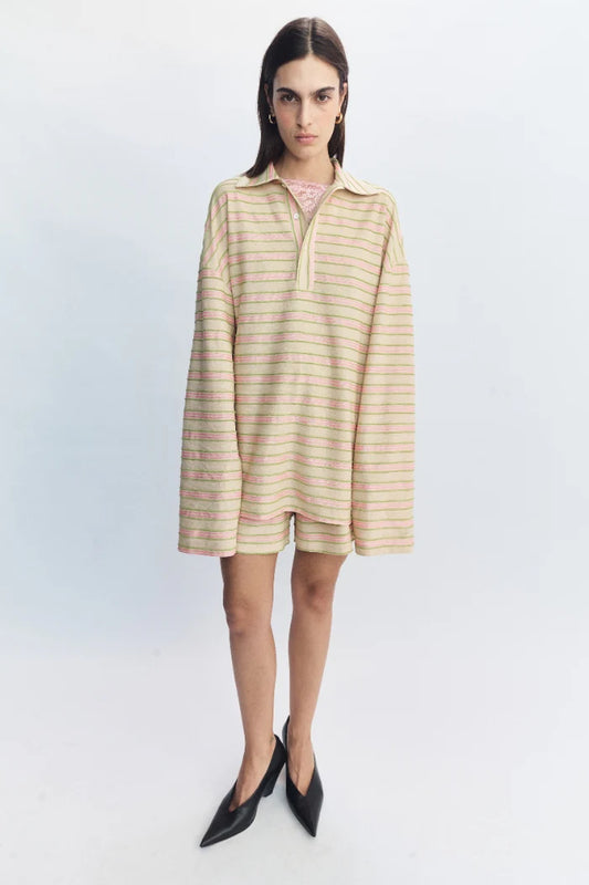 Wynn Polo Top Beige
