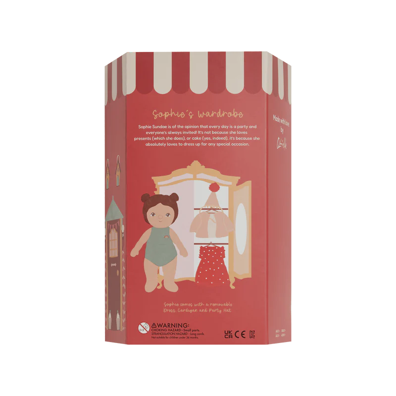 Dress Me Dinky - Sophie Sundae Red