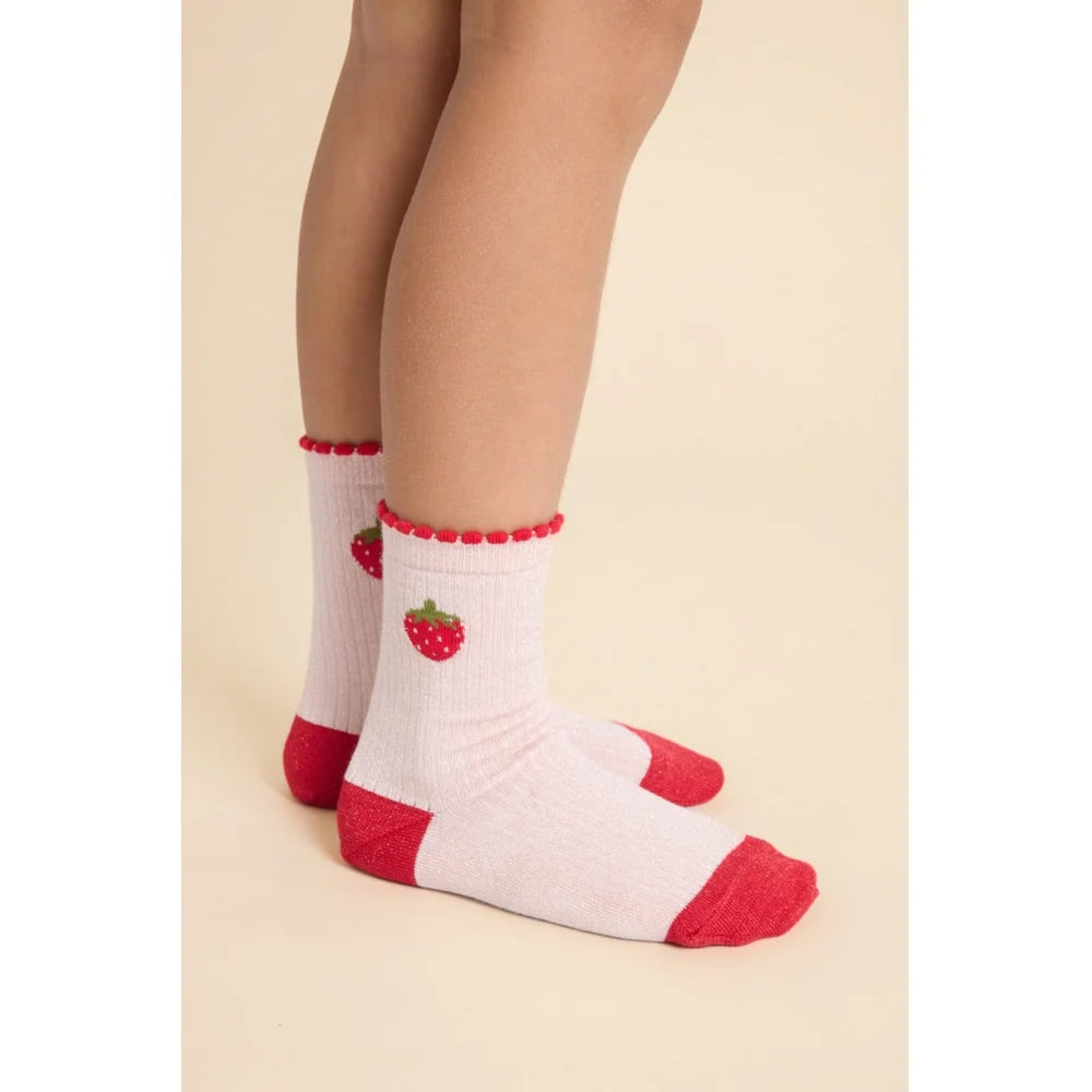 Vibe Socks - Glitter Berry (2 Pack)