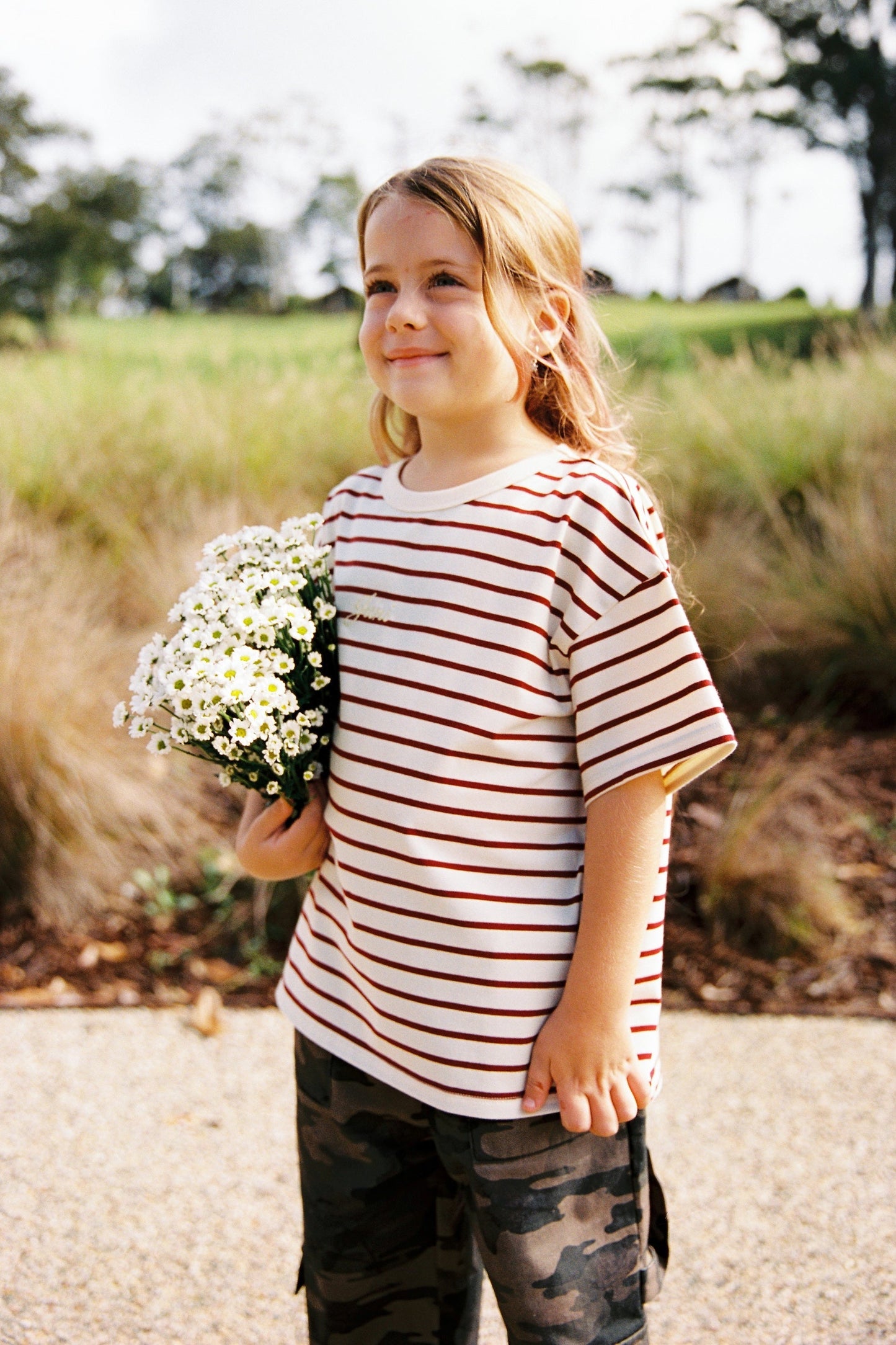 Zion Tee - Chilli Stripe
