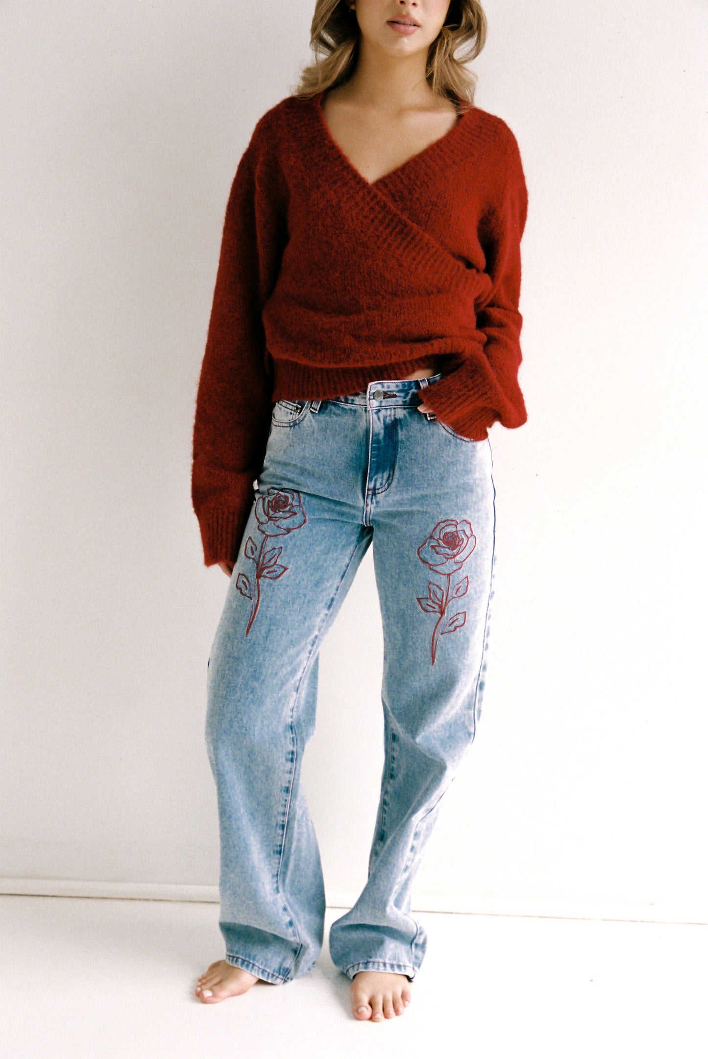 Taylor Jean - Rose Embroidery