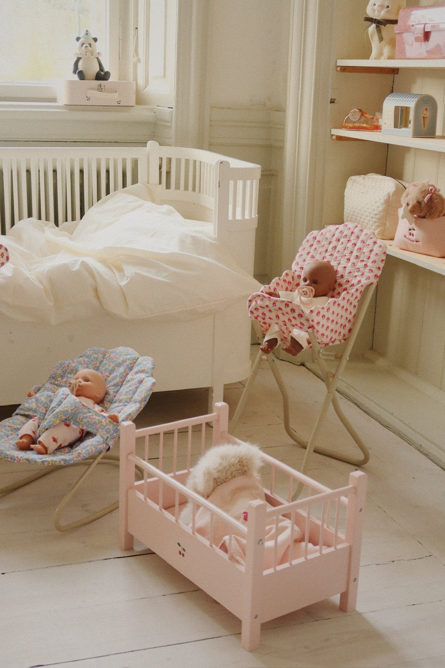Doll High Chair - Rosie Rose