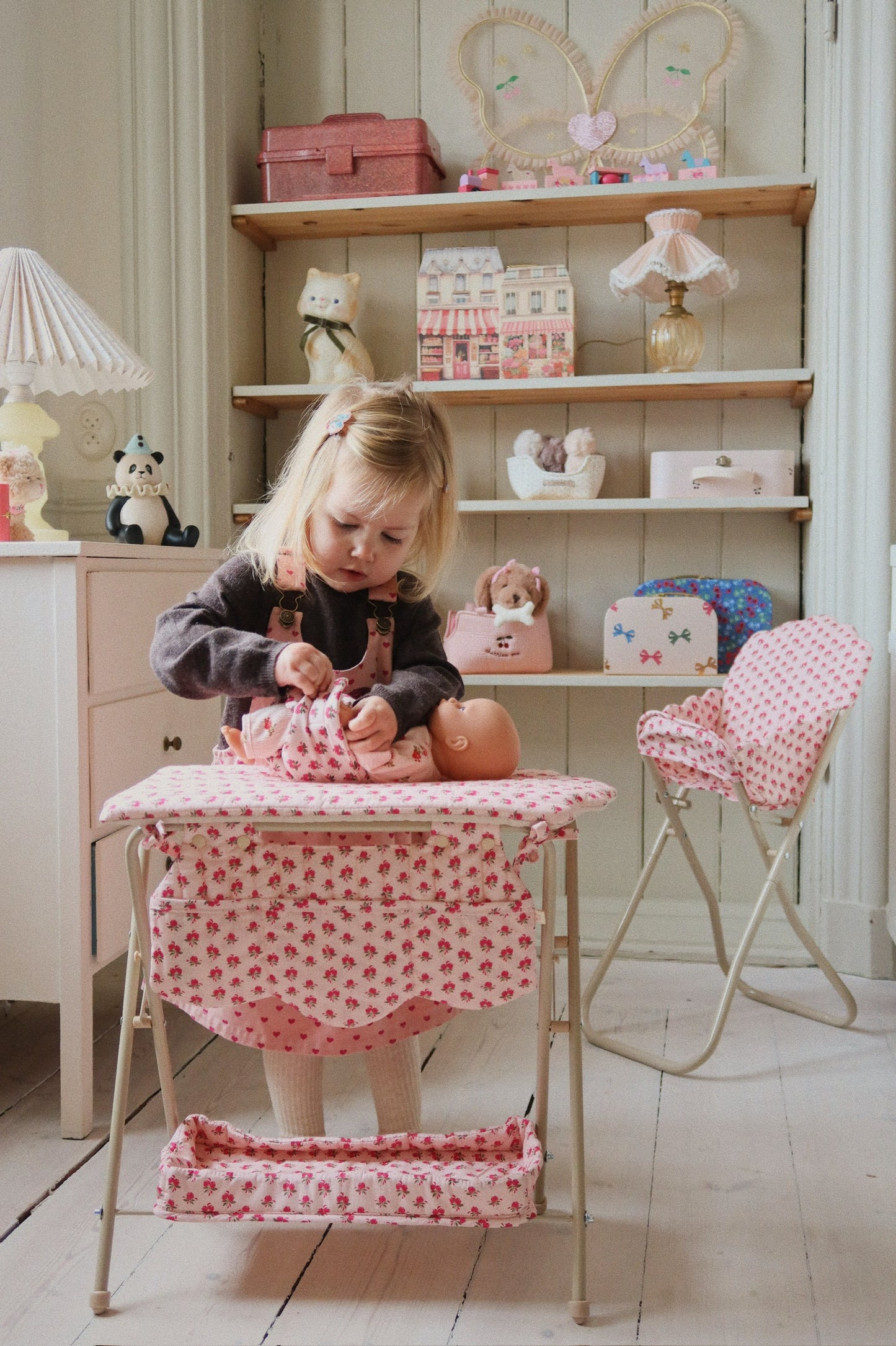 Doll High Chair - Rosie Rose