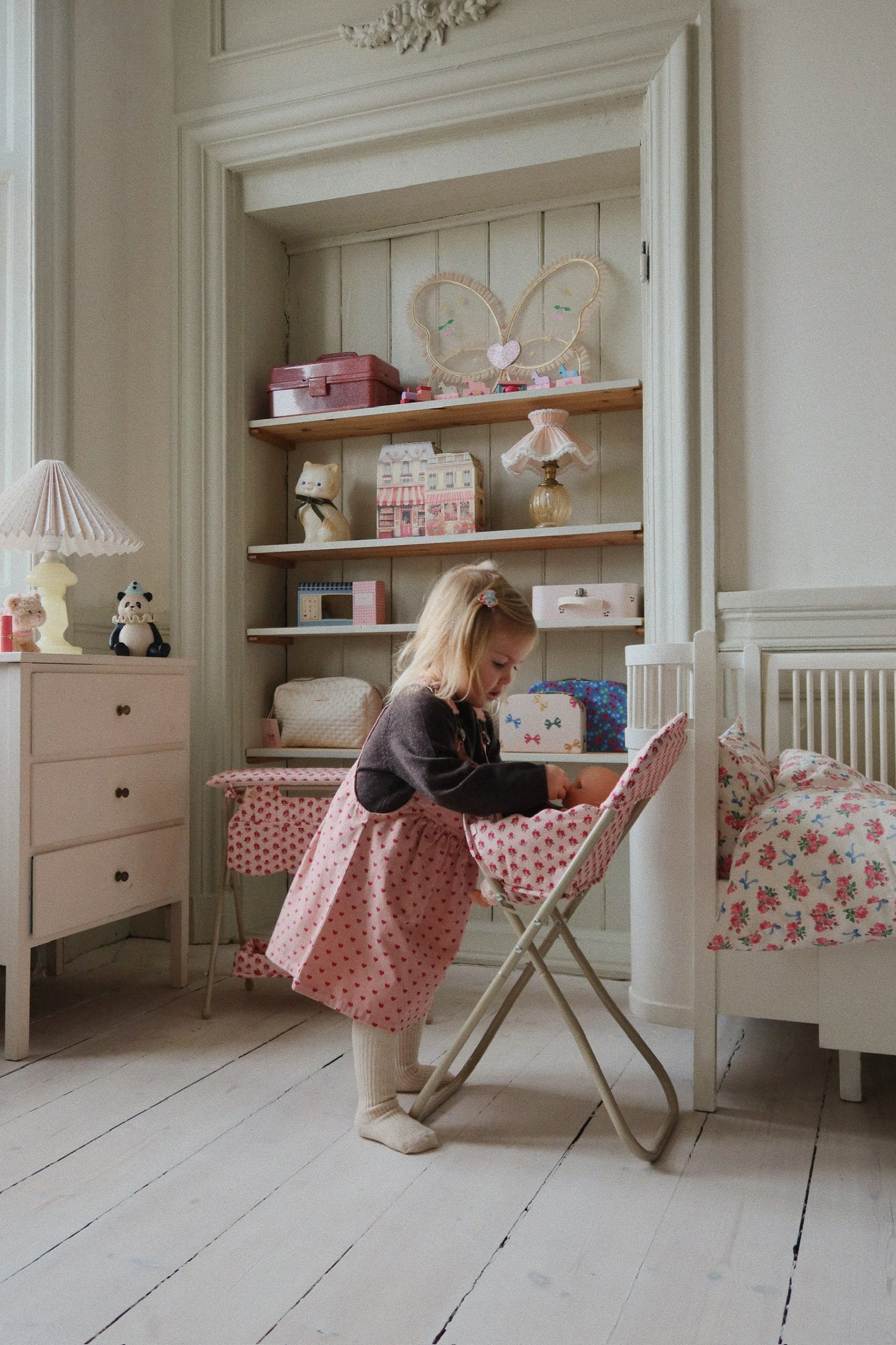 Doll High Chair - Rosie Rose