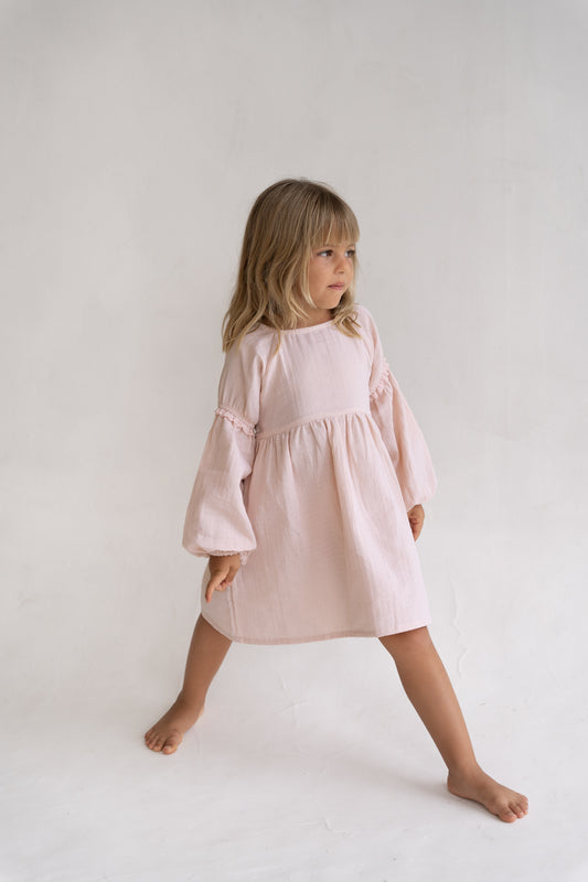 Maggie Dress - Pink Salt