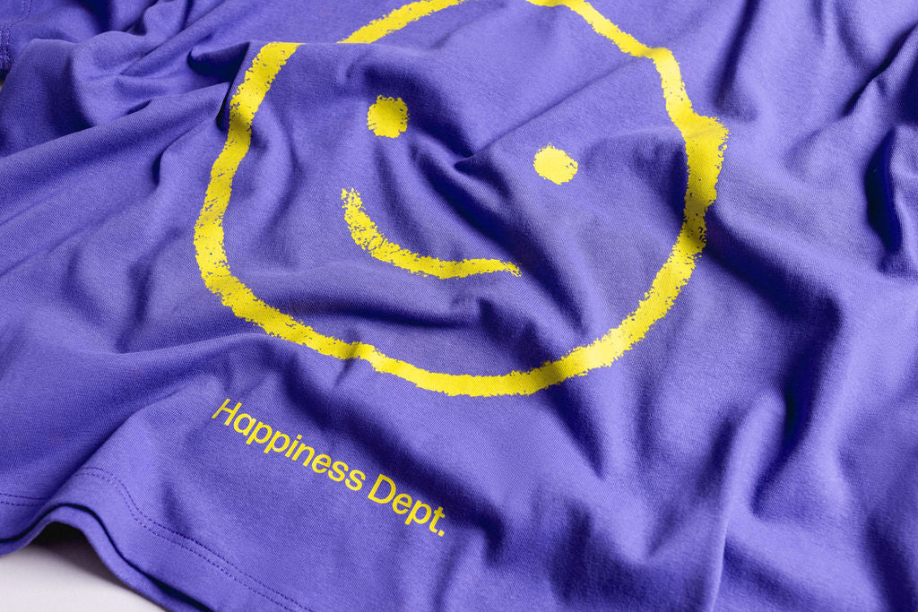 Happiness Dept. Tee - Purple