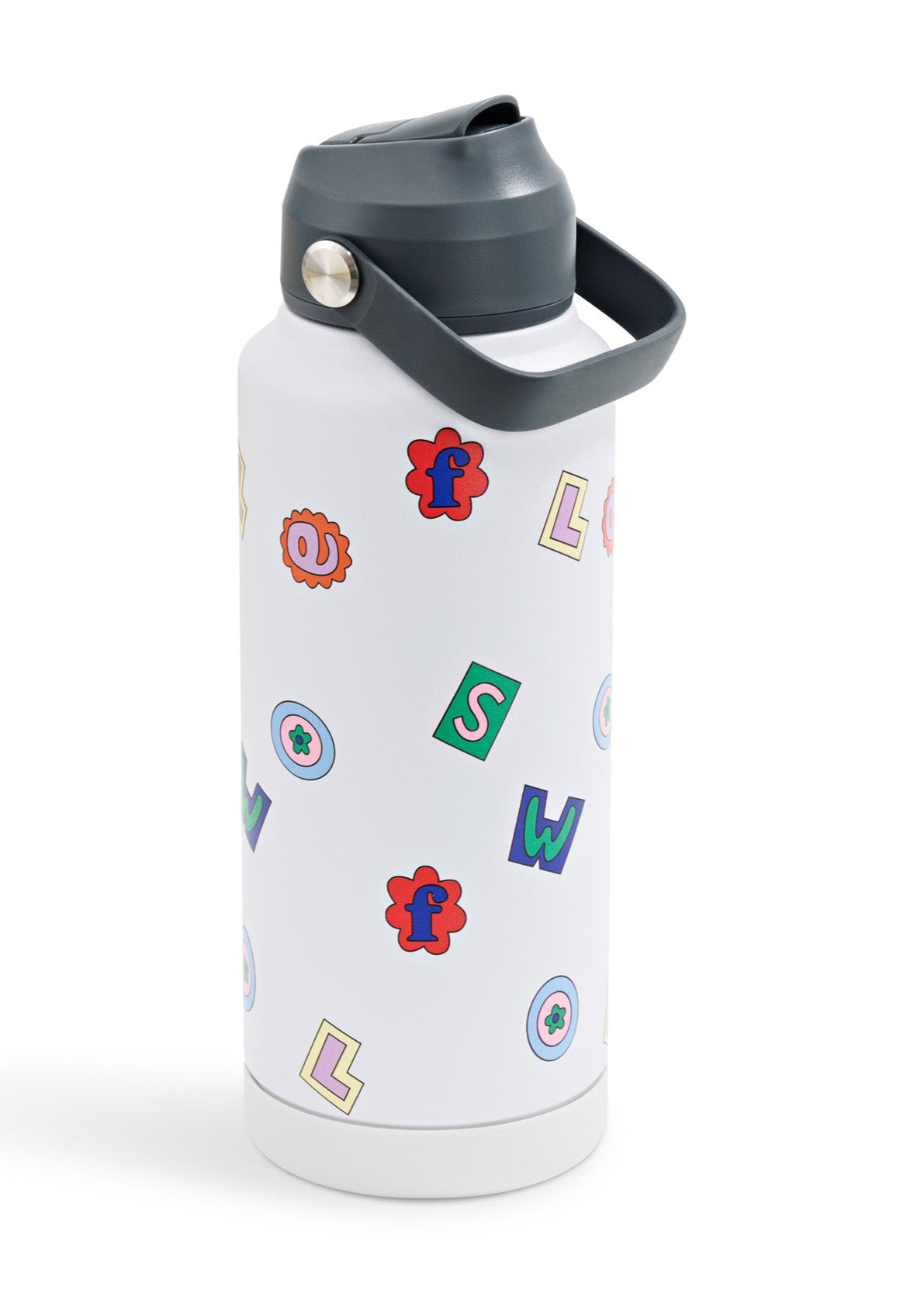 Insulated Drink Bottle - Alphabet 32oz