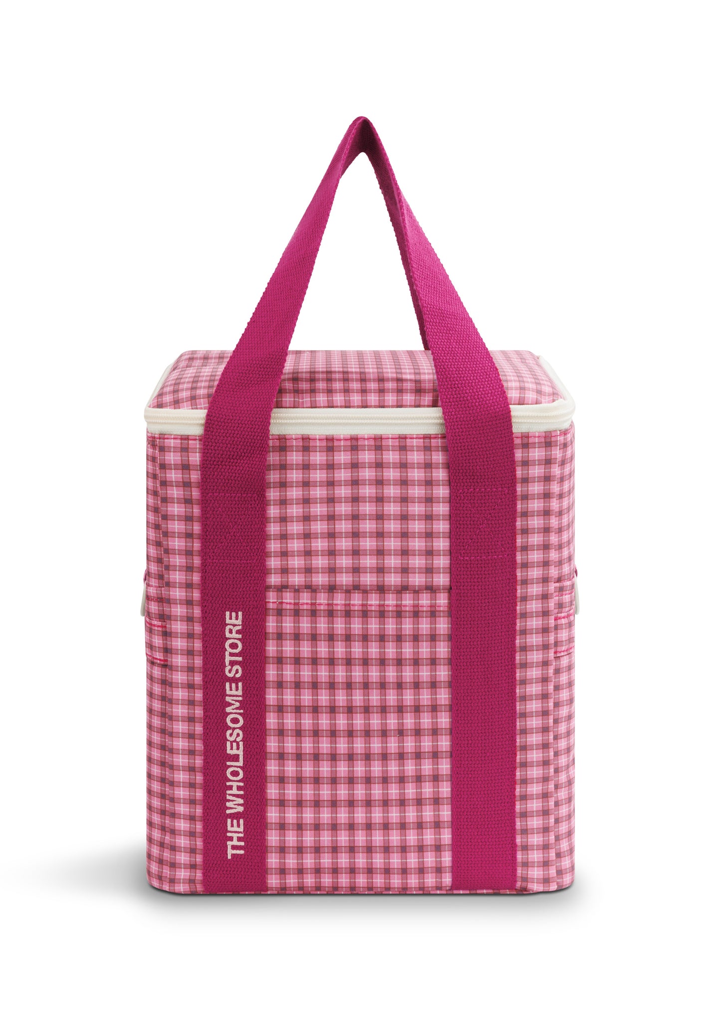 Picnic Cooler Bag - Berry Plaid