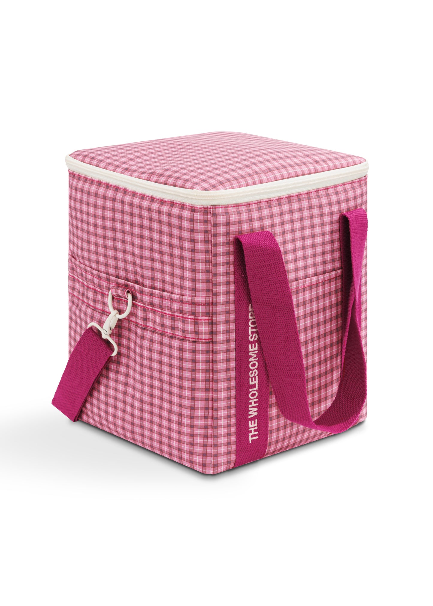 Picnic Cooler Bag - Berry Plaid