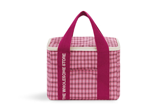 Lunch Cooler Bag - Berry Plaid