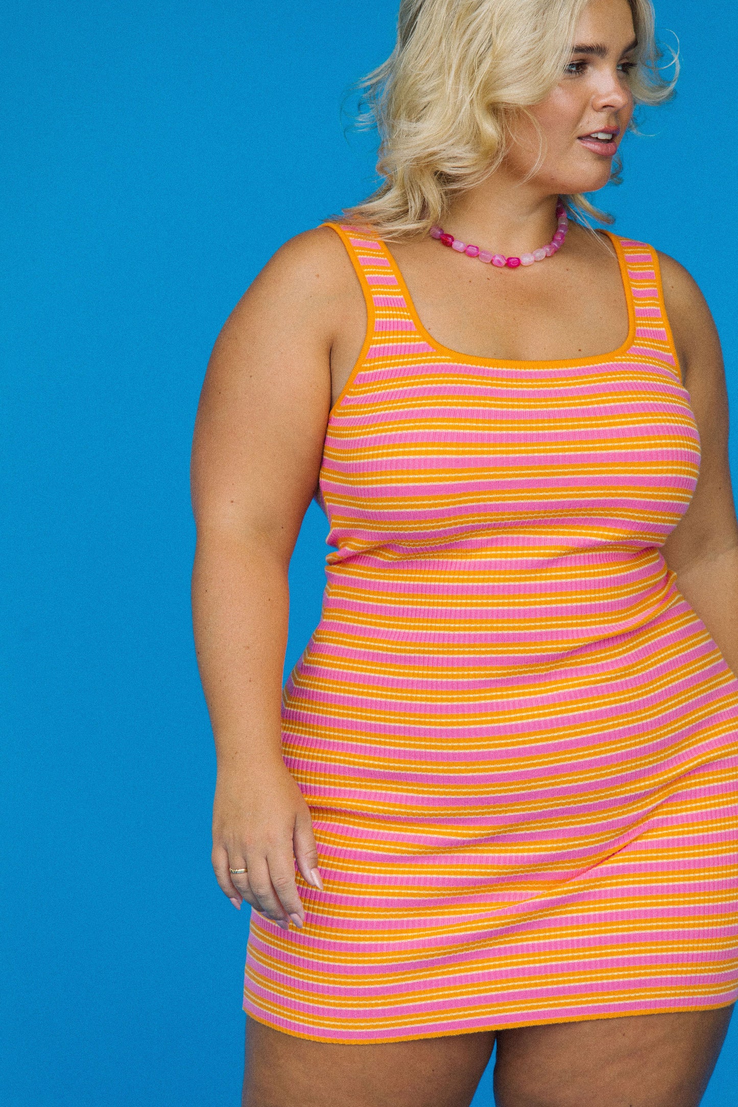 Essential Mini Dress - Candy Stripe