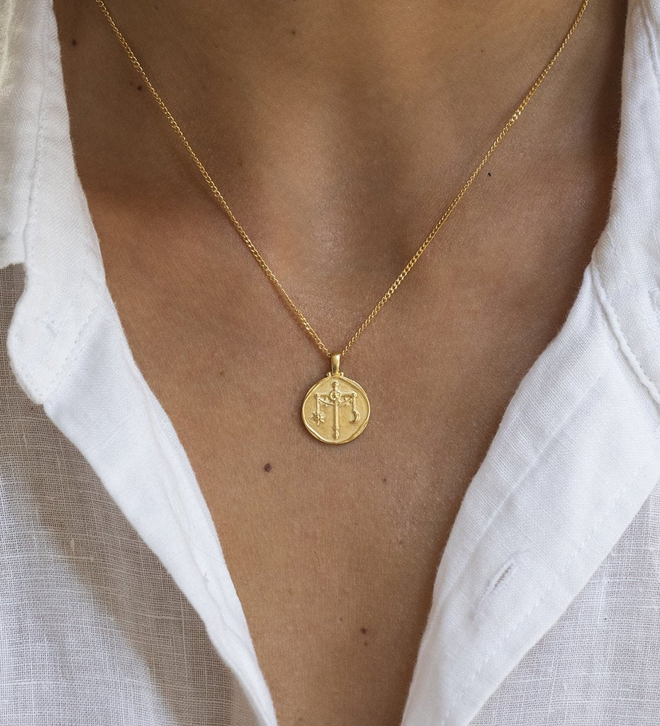 Libra Zodiac Necklace
