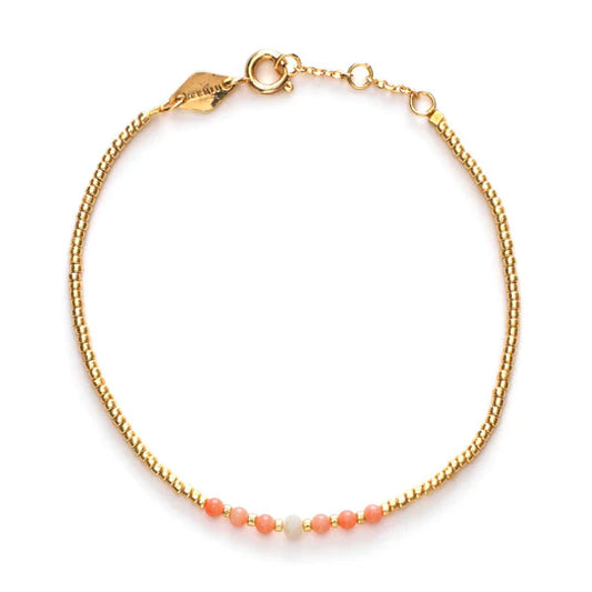 Bead & Gem Bracelet- Blossom