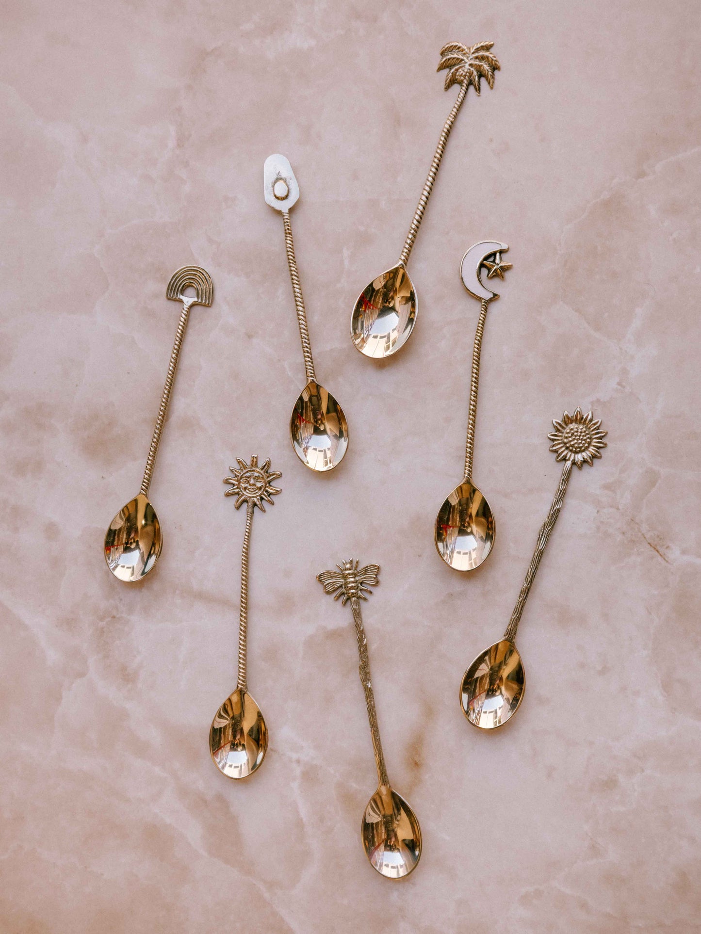 Brass Dessert Spoons