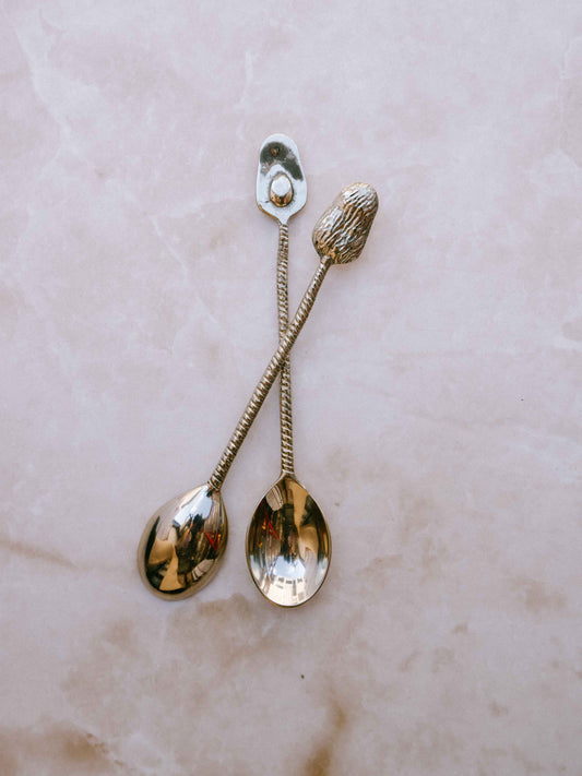 Brass Dessert Spoons